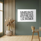 LOST IN THE ECHO Peel and Stick Horizontal Poster