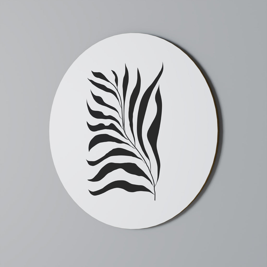 SHADOW PLANT Runde Wanddekoration Ø 69 cm