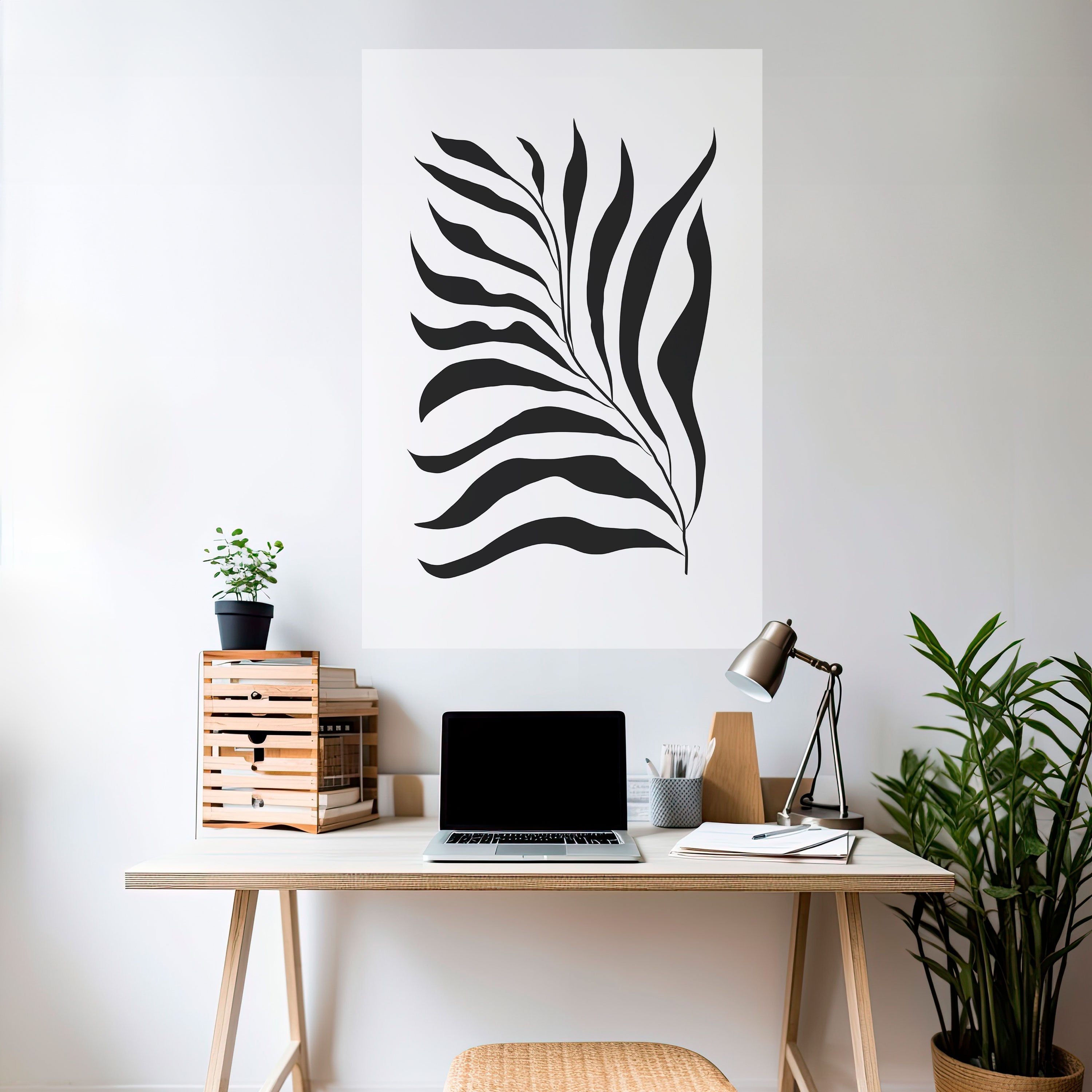 SHADOW PLANT Vertikales Poster zum Abziehen und Aufkleben