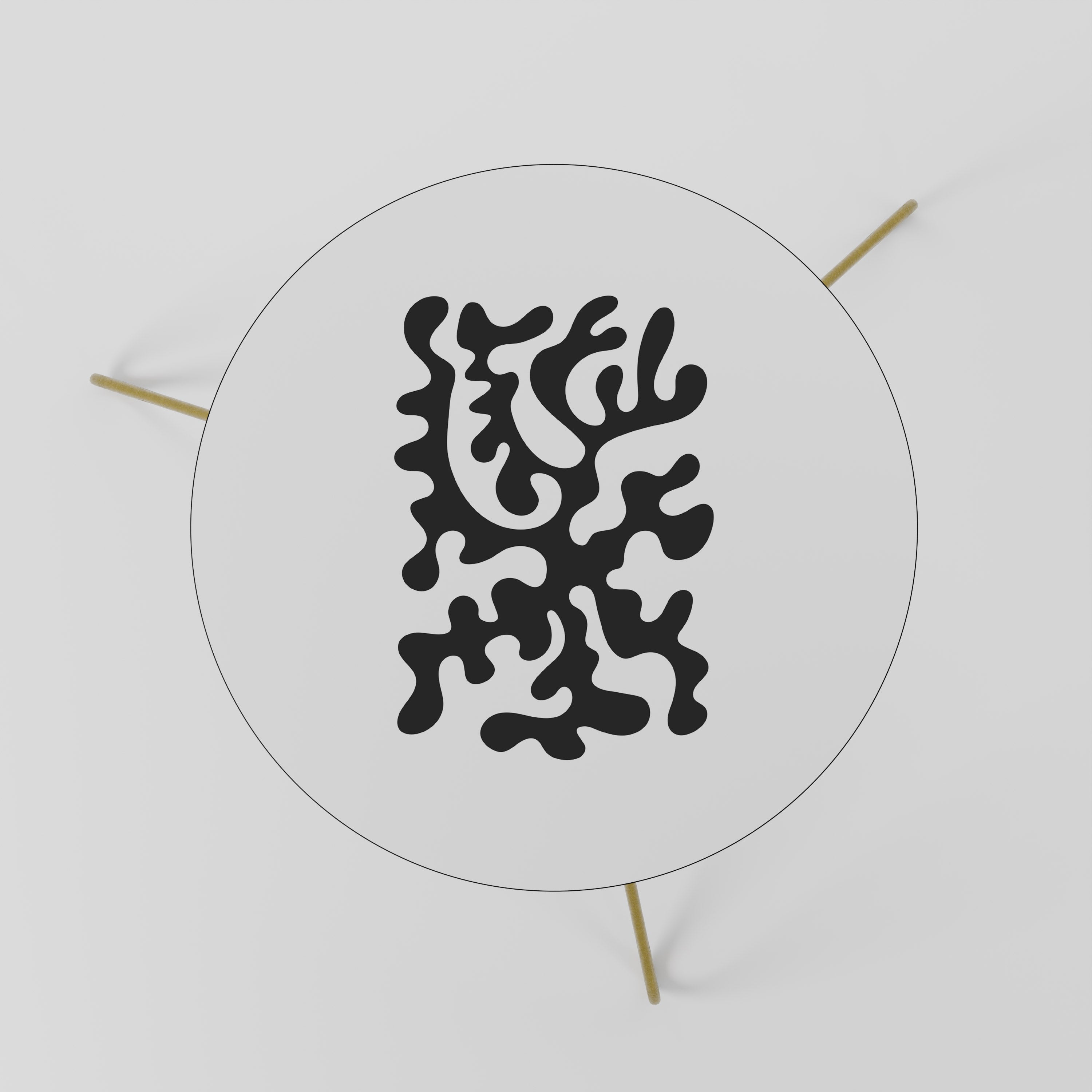 CHARCOAL CASCADE Couchtisch 60