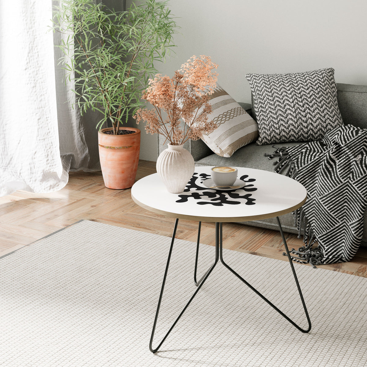 CHARCOAL CASCADE Couchtisch