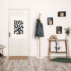 CHARCOAL CASCADE Selbstklebendes Poster - Hochformat