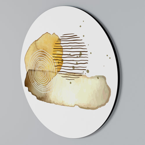 TRANSCENDENT TONES Round Wall Art