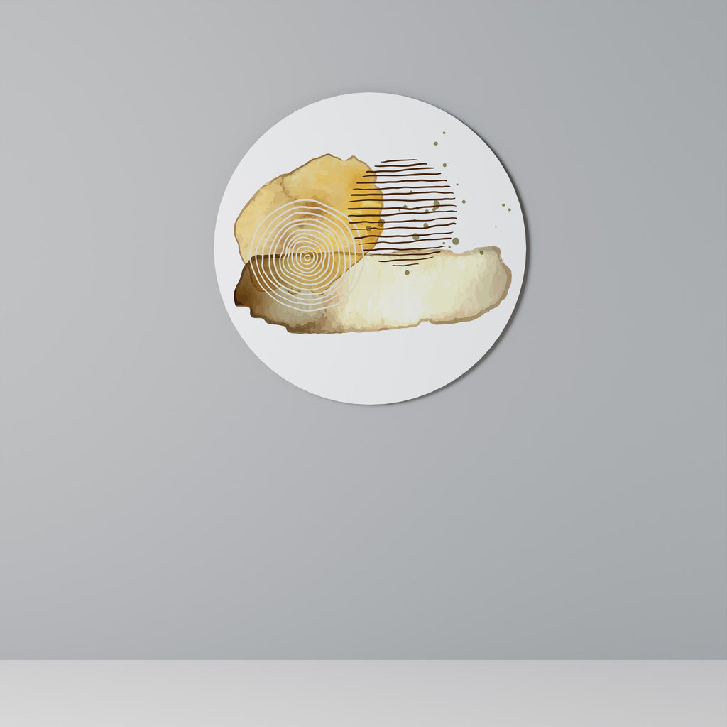 TRANSCENDENT TONES Runde Wanddekoration Ø 69 cm