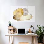 TRANSCENDENT TONES Selbstklebendes Horizontal-Poster