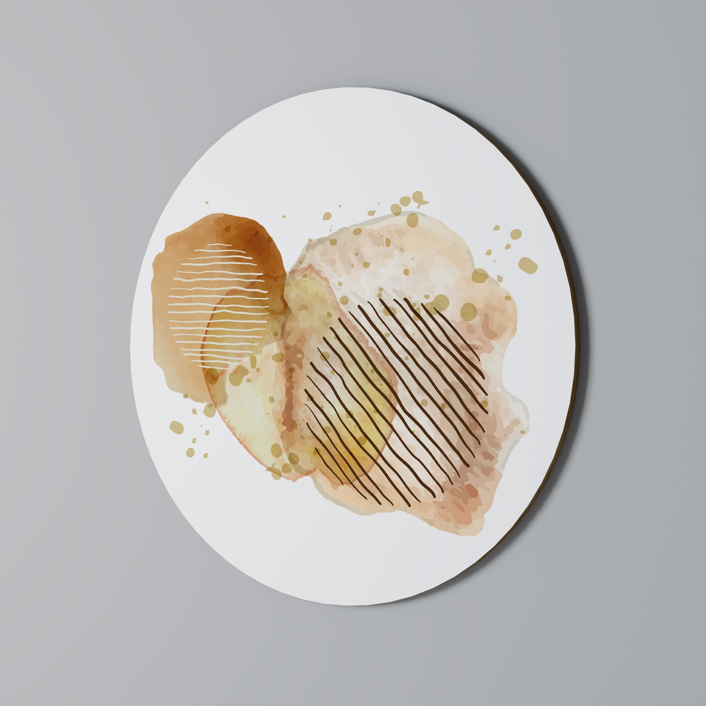 TRANSCENDENTAL HARMONY Runde Wanddekoration Ø 69 cm