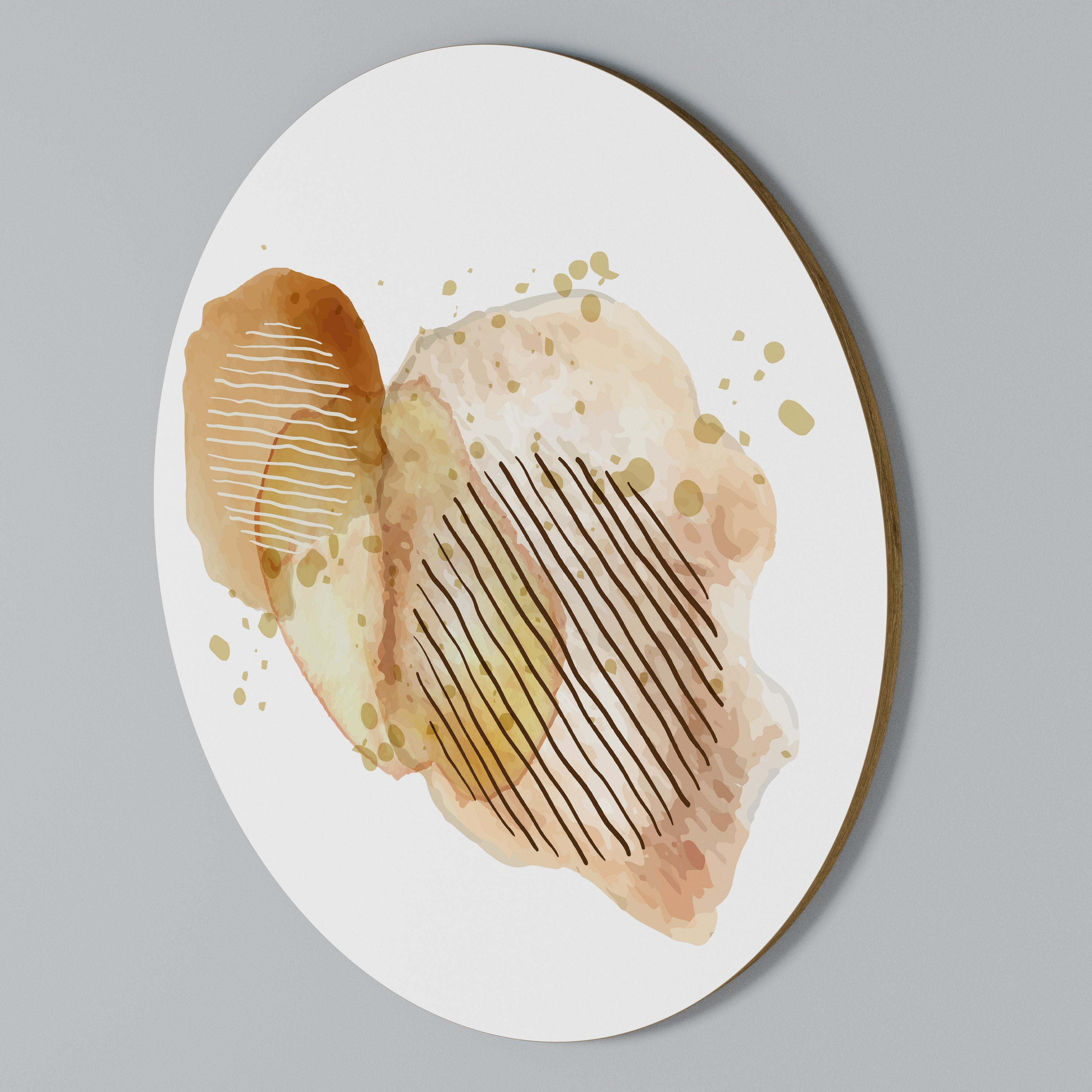 TRANSCENDENTAL HARMONY Rundes Wandbild