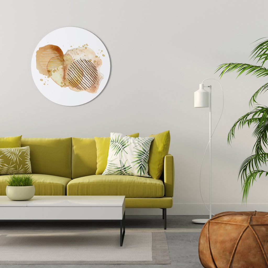 TRANSCENDENTAL HARMONY Runde Wanddekoration Ø 69 cm