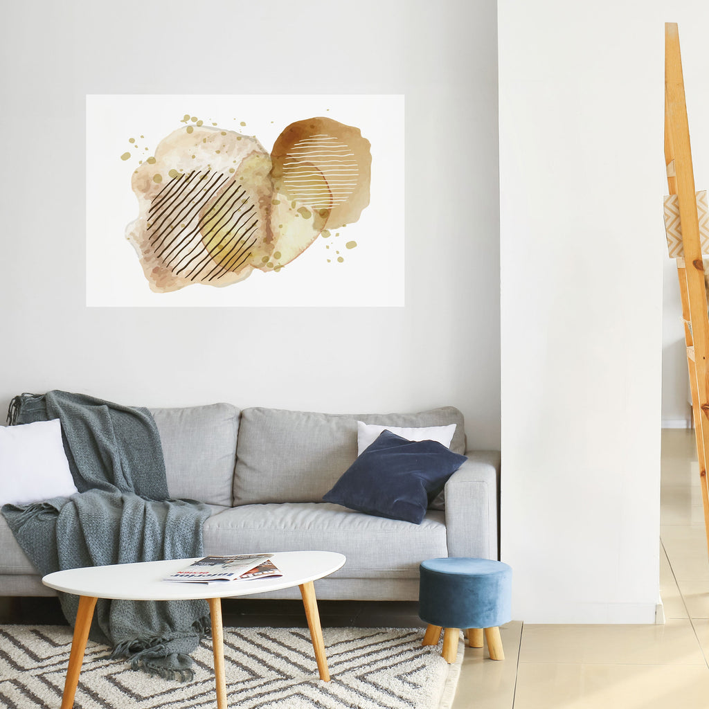 TRANSCENDENTAL HARMONY Peel and Stick Horizontal Poster