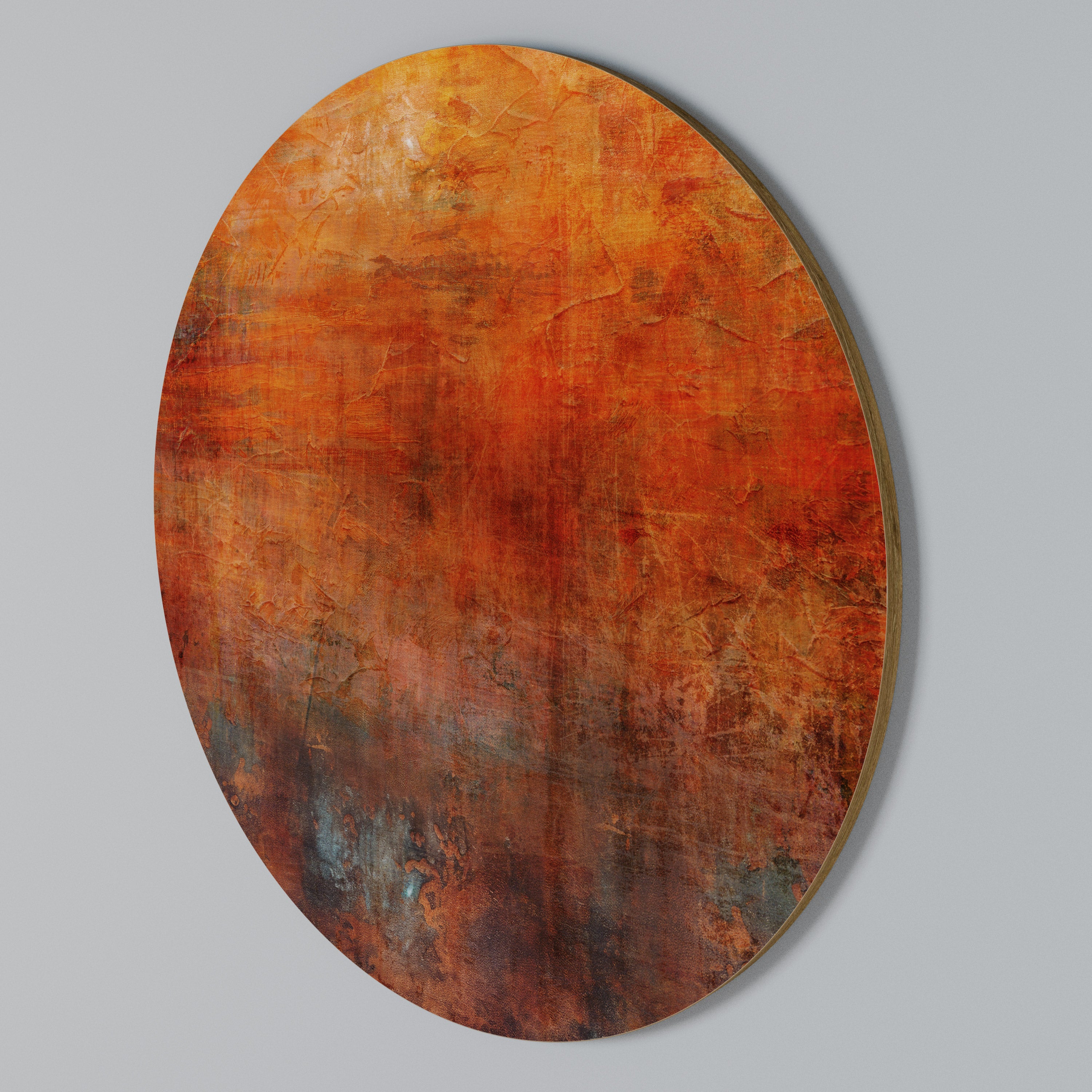 ECHOES OF EUPHORIA Rundes Wandbild