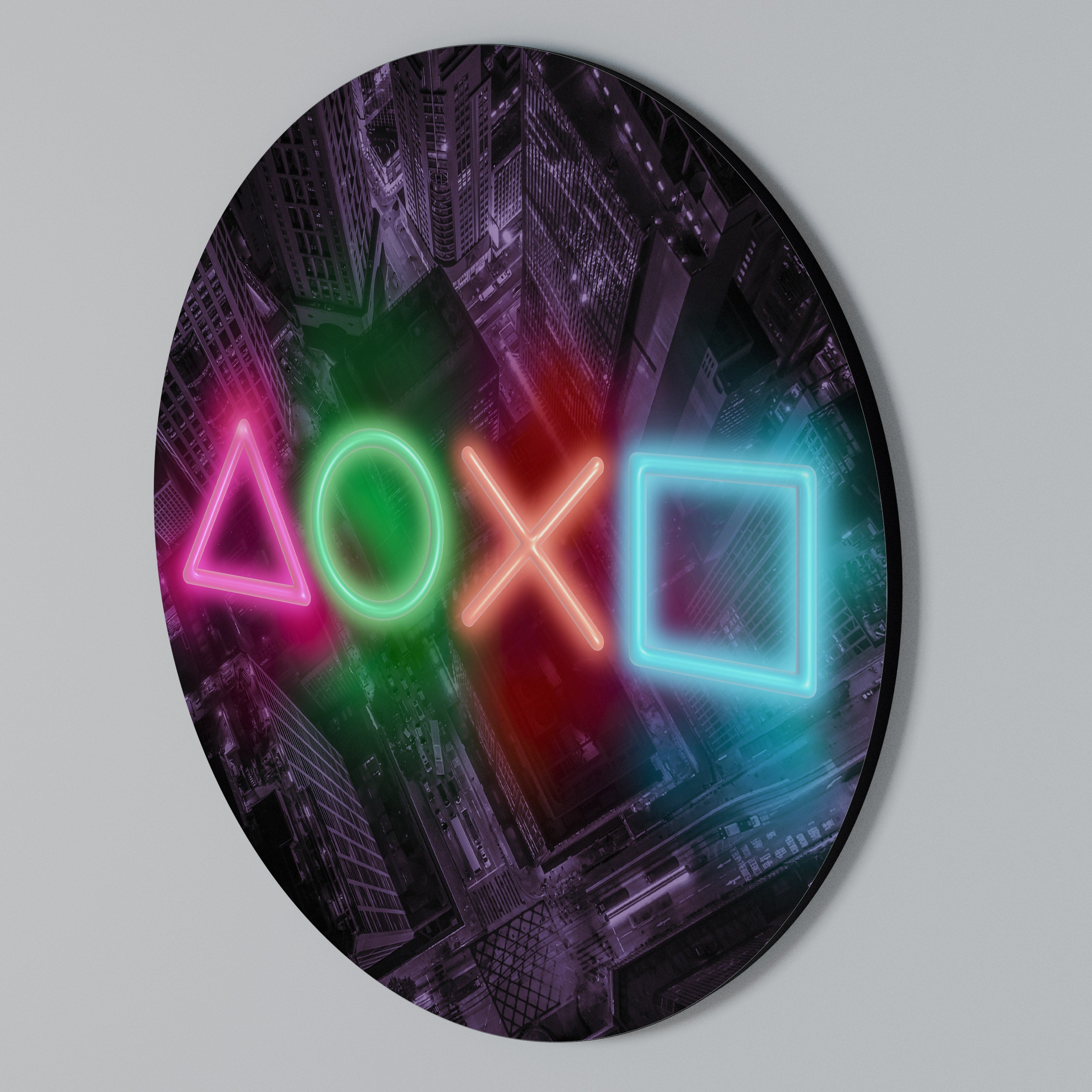 CYBERPUNK CHRONICLE Round Wall Art