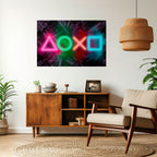 CYBERPUNK CHRONICLE Selbstklebendes Horizontal-Poster