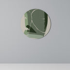 VERDANT HEAVEN Runde Wanddekoration Ø 69 cm