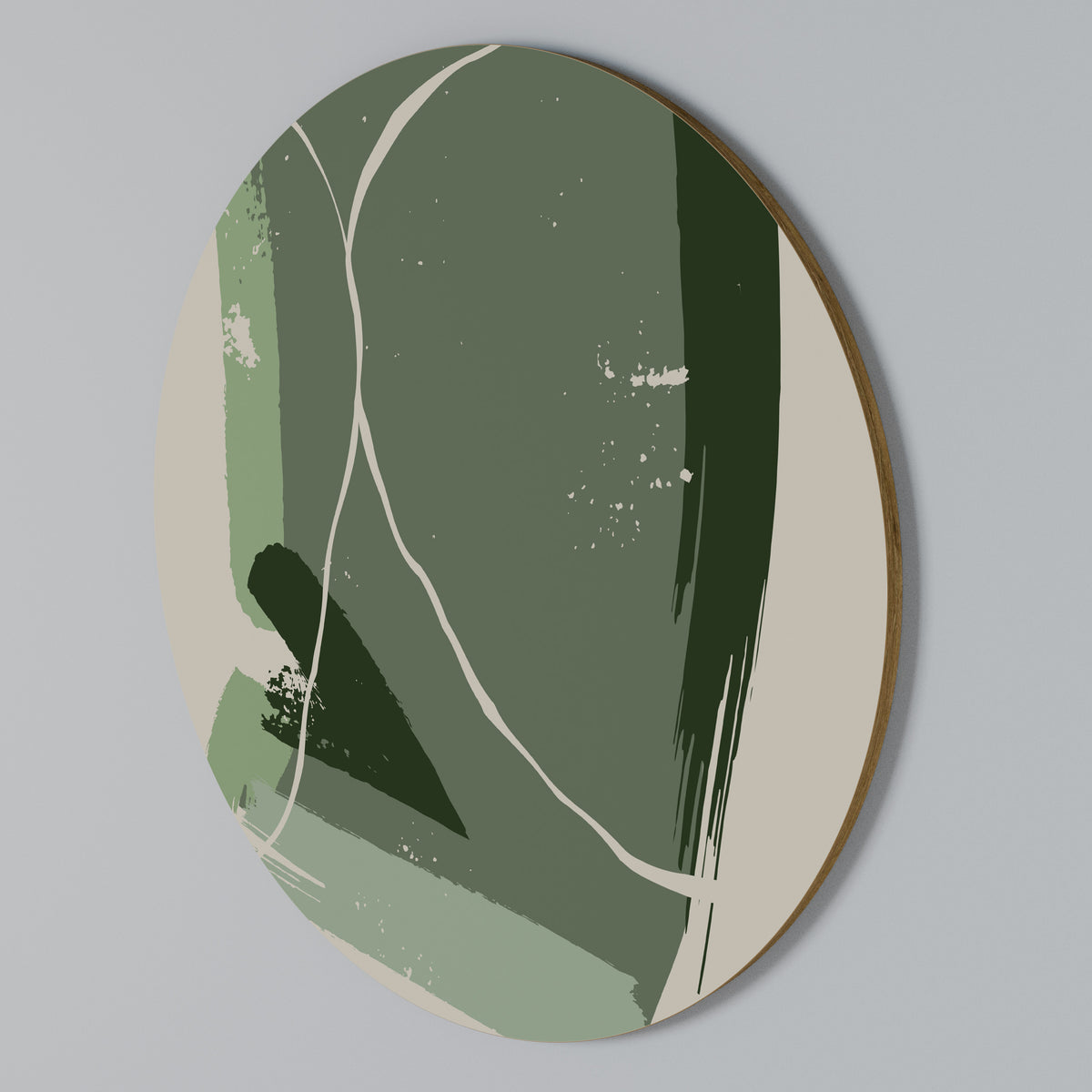 VERDANT HEAVEN Rundes Wandbild