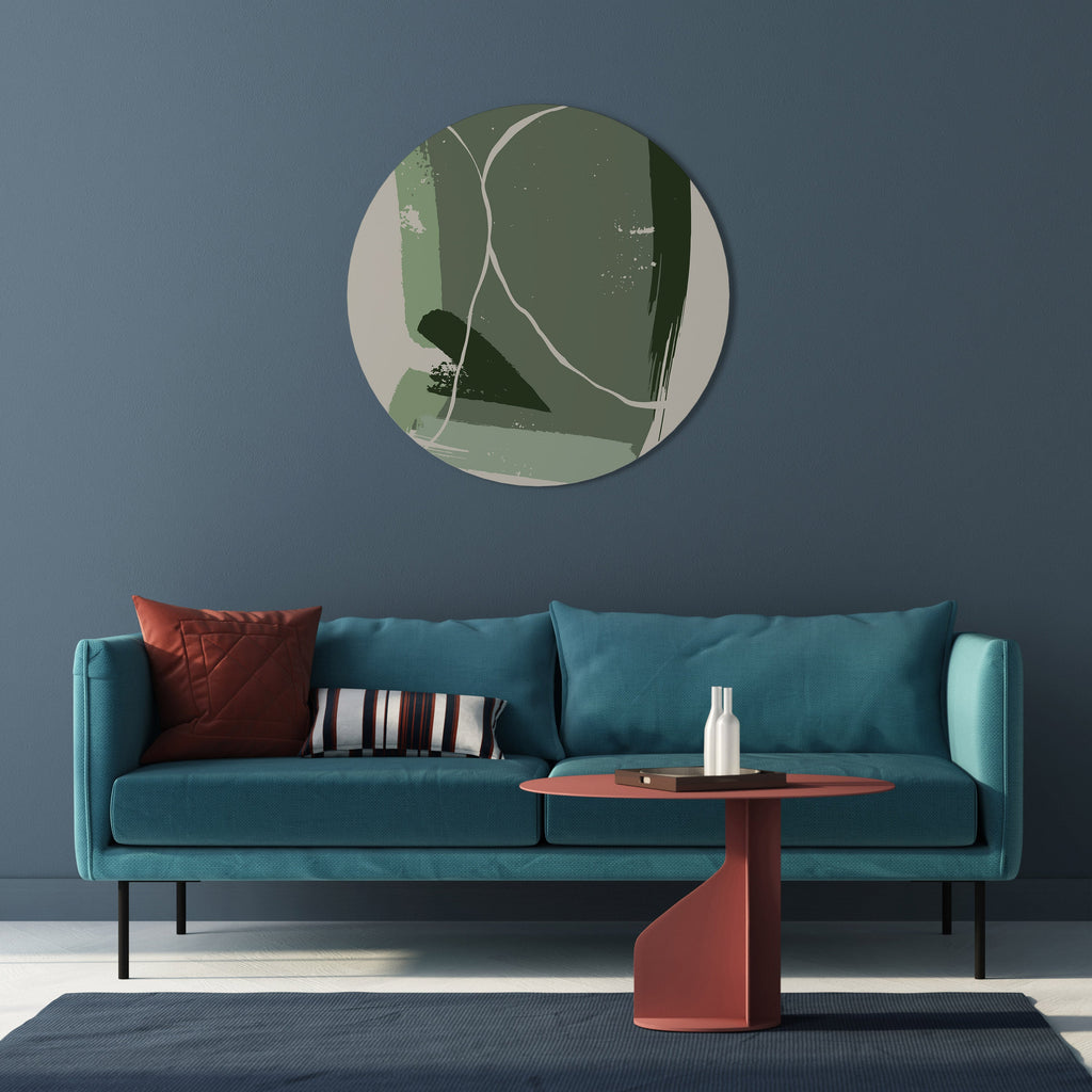 VERDANT HEAVEN Runde Wanddekoration Ø 69 cm