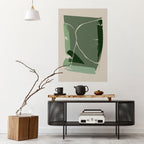 VERDANT HEAVEN Selbstklebendes Poster - Hochformat