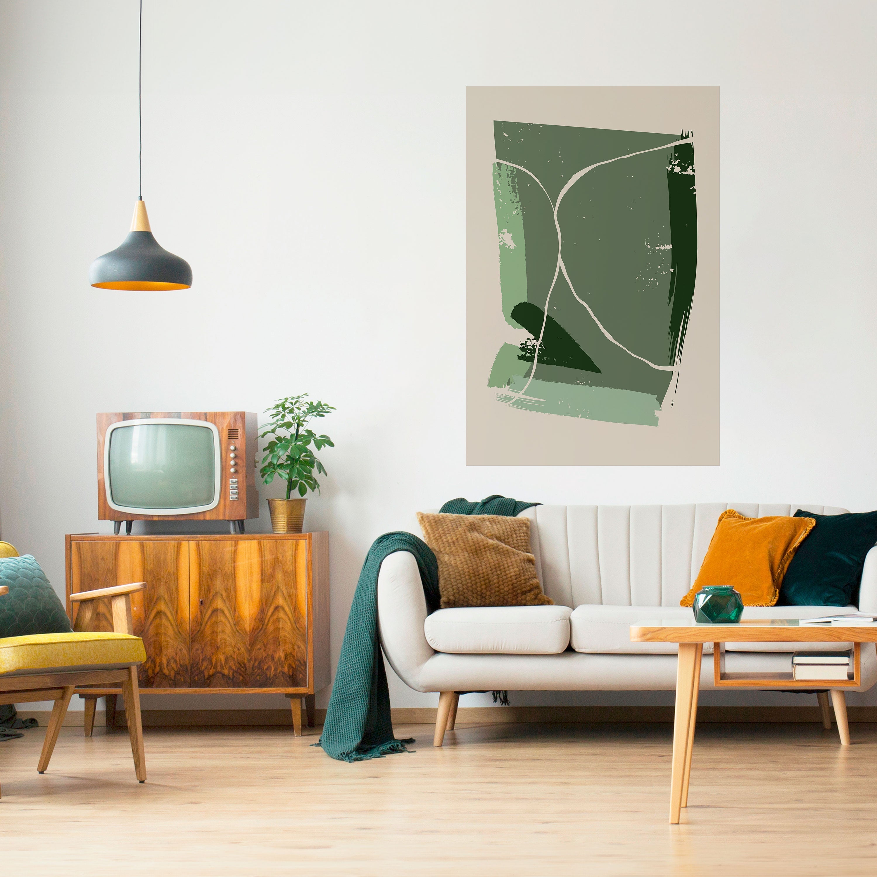 VERDANT HEAVEN Vertikales Poster zum Abziehen und Aufkleben