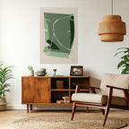 VERDANT HEAVEN Selbstklebendes Poster - Hochformat