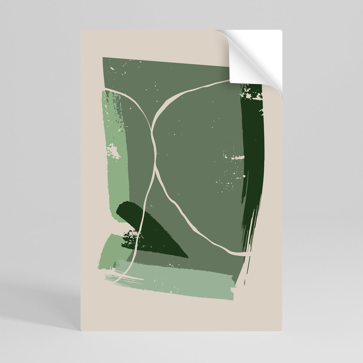 VERDANT HEAVEN Selbstklebendes Poster - Hochformat