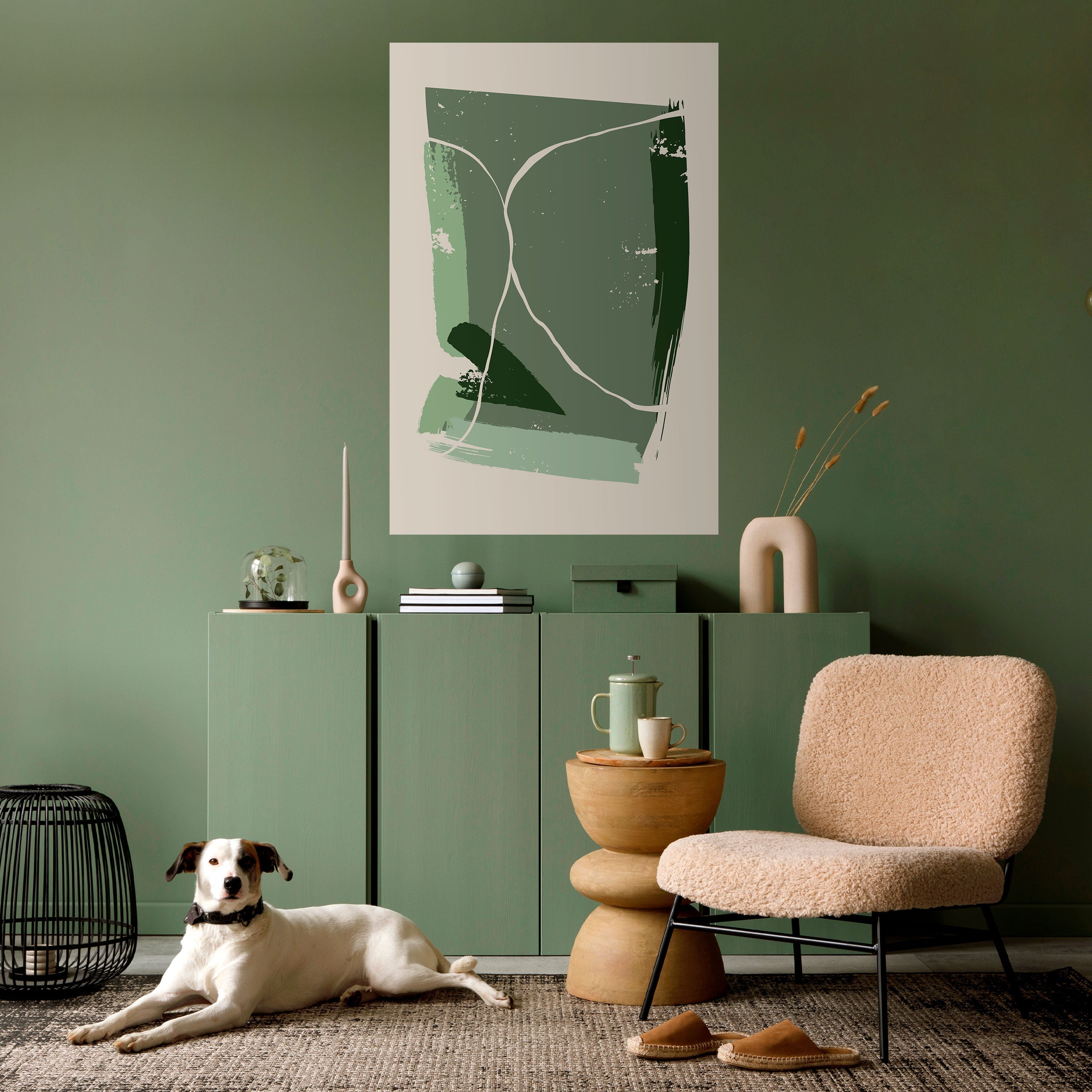 VERDANT HEAVEN Vertikales Poster zum Abziehen und Aufkleben