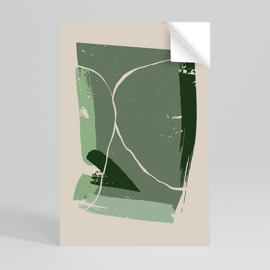 VERDANT HEAVEN Selbstklebendes Poster - Hochformat