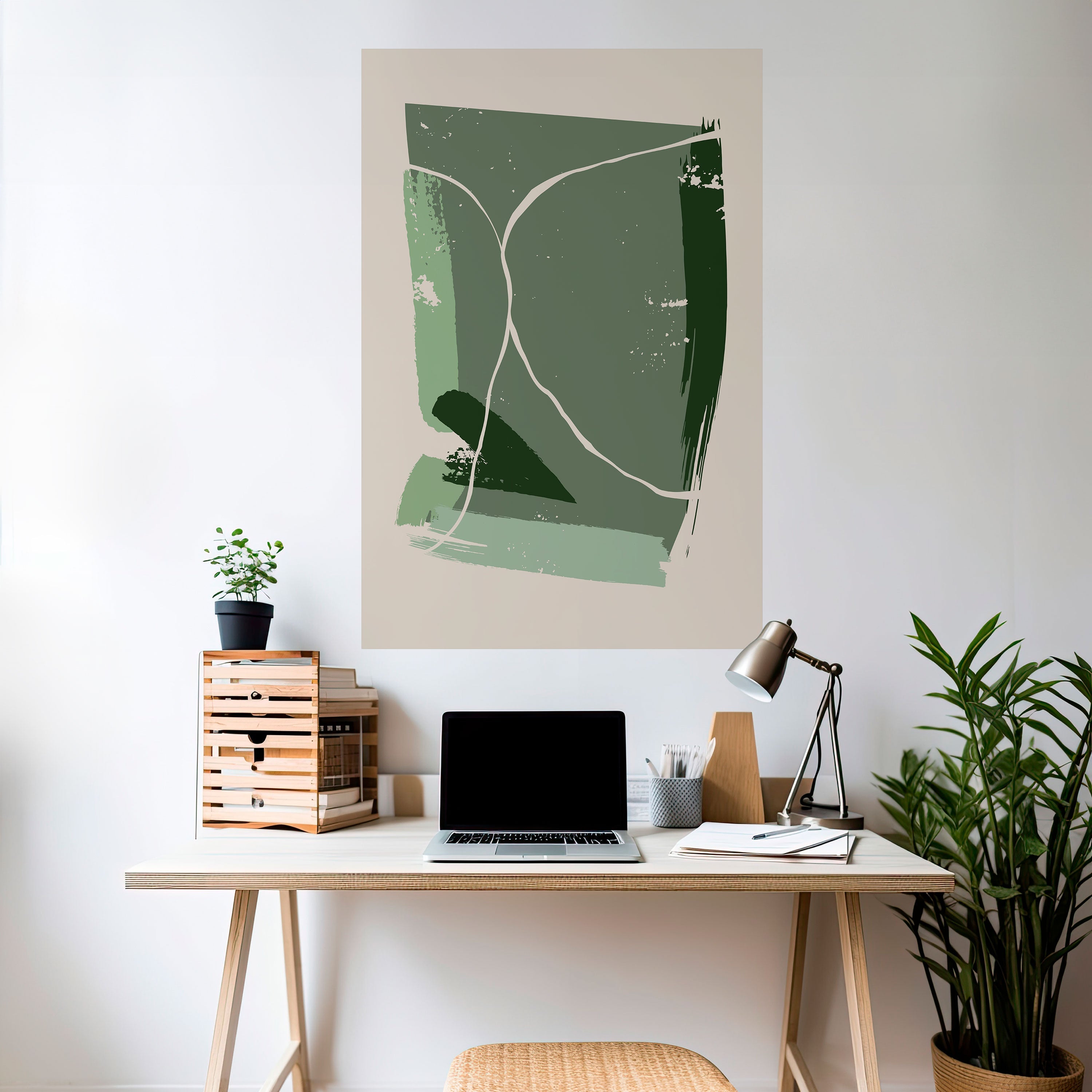 VERDANT HEAVEN Vertikales Poster zum Abziehen und Aufkleben