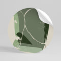 VERDANT HEAVEN Runder Wandsticker zum Abziehen und Aufkleben