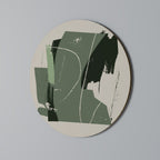 EVERGREEN ESCAPE Runde Wanddekoration Ø 69 cm