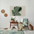 EVERGREEN ESCAPE Selbstklebendes Horizontal-Poster