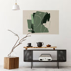 EVERGREEN ESCAPE Selbstklebendes Horizontal-Poster