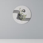 HERACLEUM ARRAY Runde Wanddekoration Ø 69 cm