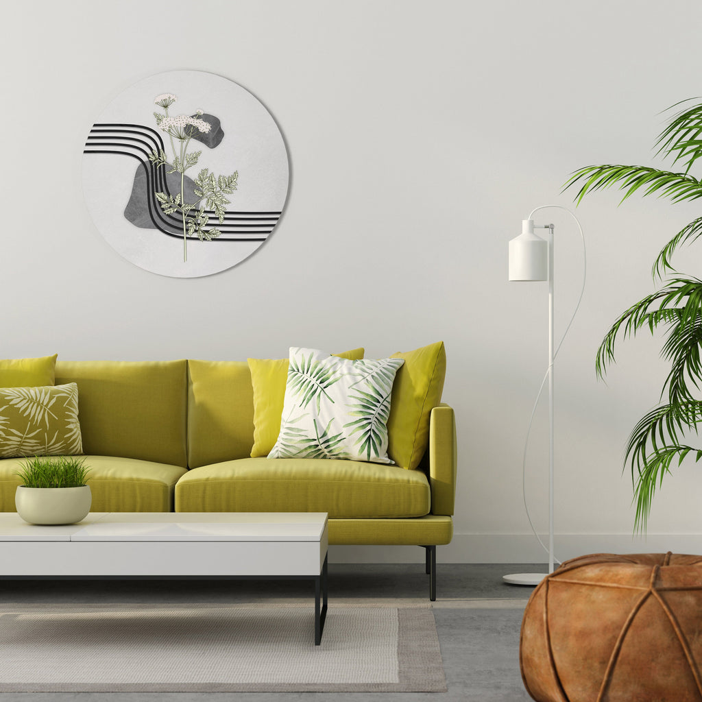 HERACLEUM ARRAY Runde Wanddekoration Ø 69 cm