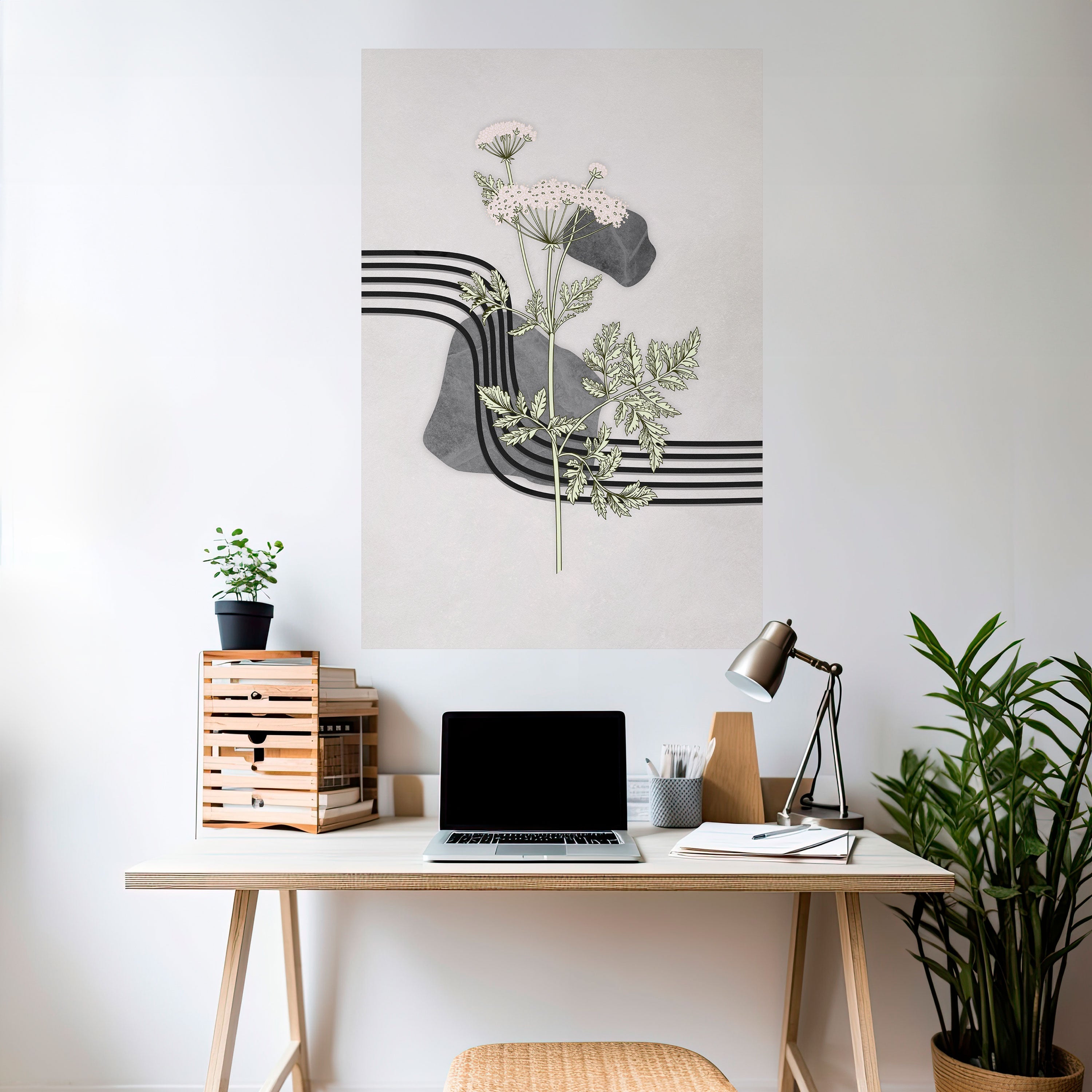 HERACLEUM ARRAY Vertikales Poster zum Abziehen und Aufkleben