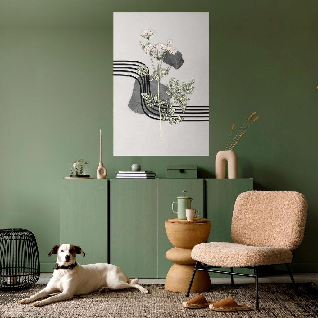 HERACLEUM ARRAY Vertikales Poster zum Abziehen und Aufkleben