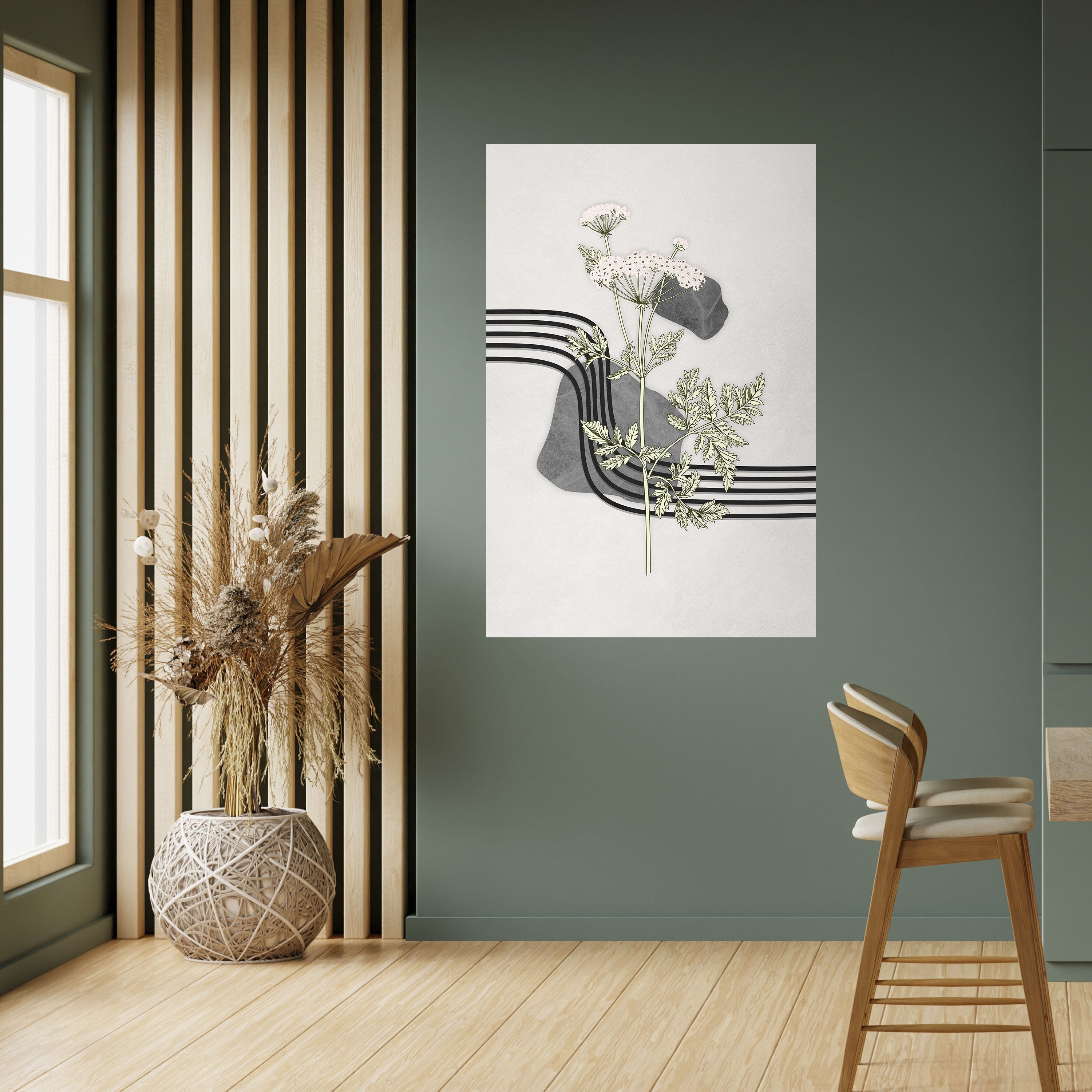 HERACLEUM ARRAY Vertikales Poster zum Abziehen und Aufkleben