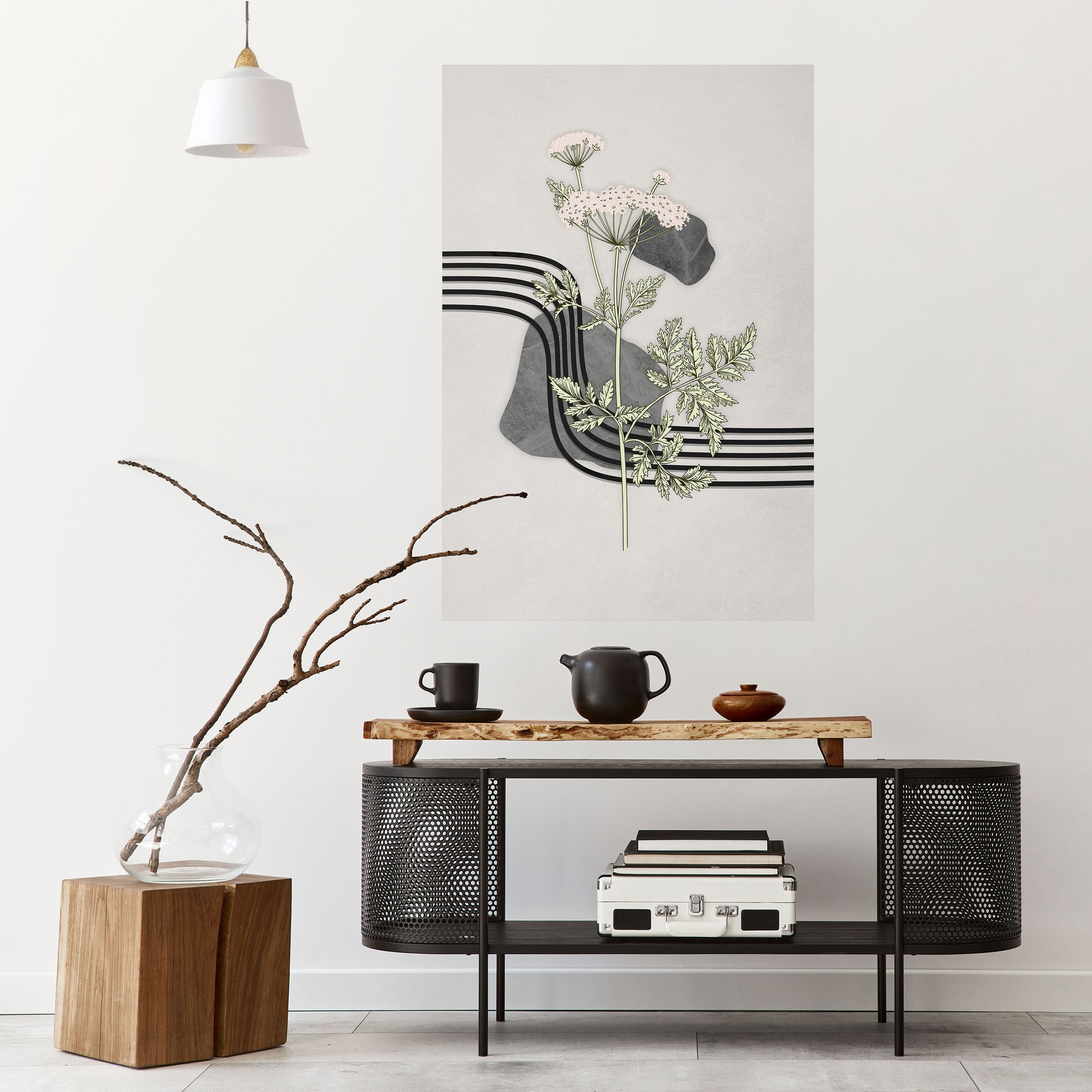 HERACLEUM ARRAY Vertikales Poster zum Abziehen und Aufkleben