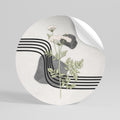 HERACLEUM ARRAY Runder Wandsticker zum Abziehen und Aufkleben