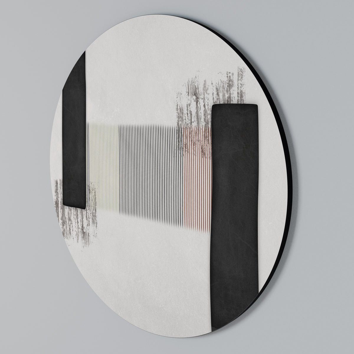 OBDYDIAN PRELUDE Rundes Wandbild