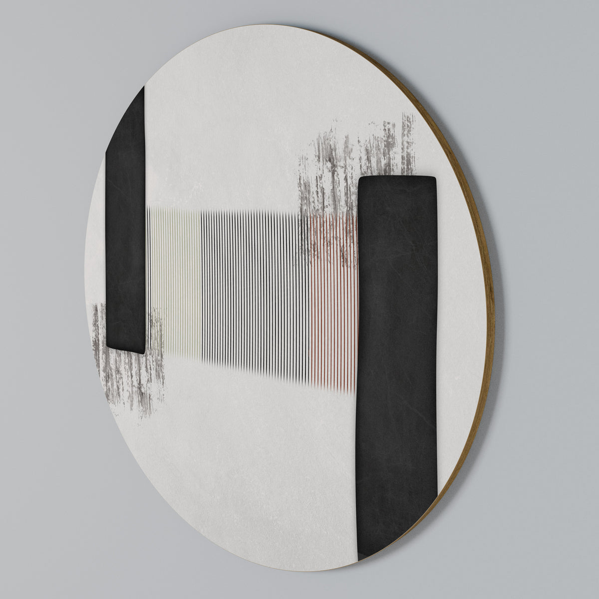 OBDYDIAN PRELUDE Rundes Wandbild