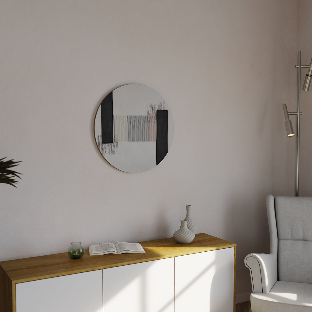 OBDYDIAN PRELUDE Runde Wanddekoration Ø 69 cm