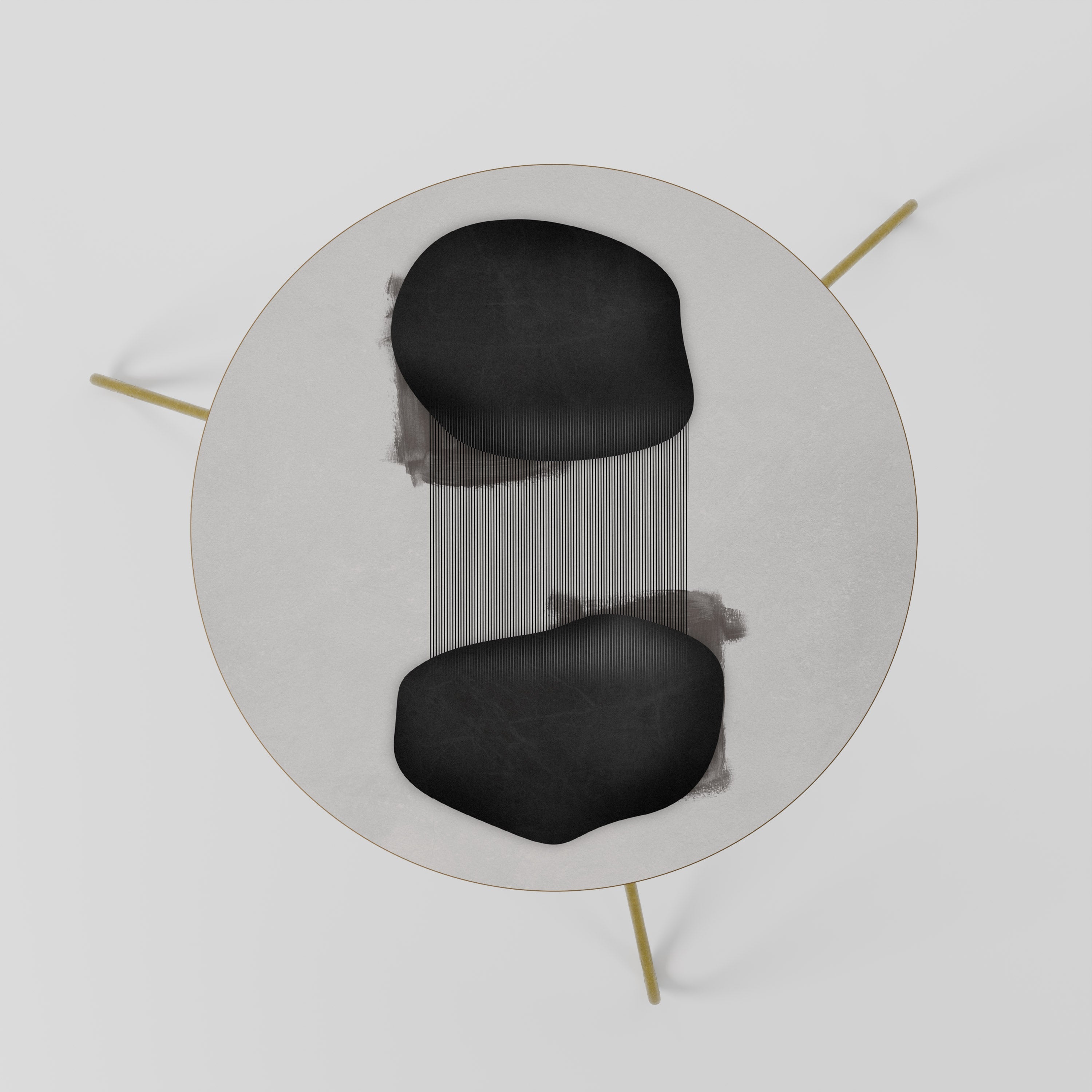 BLACK OVERTURE Couchtisch 60