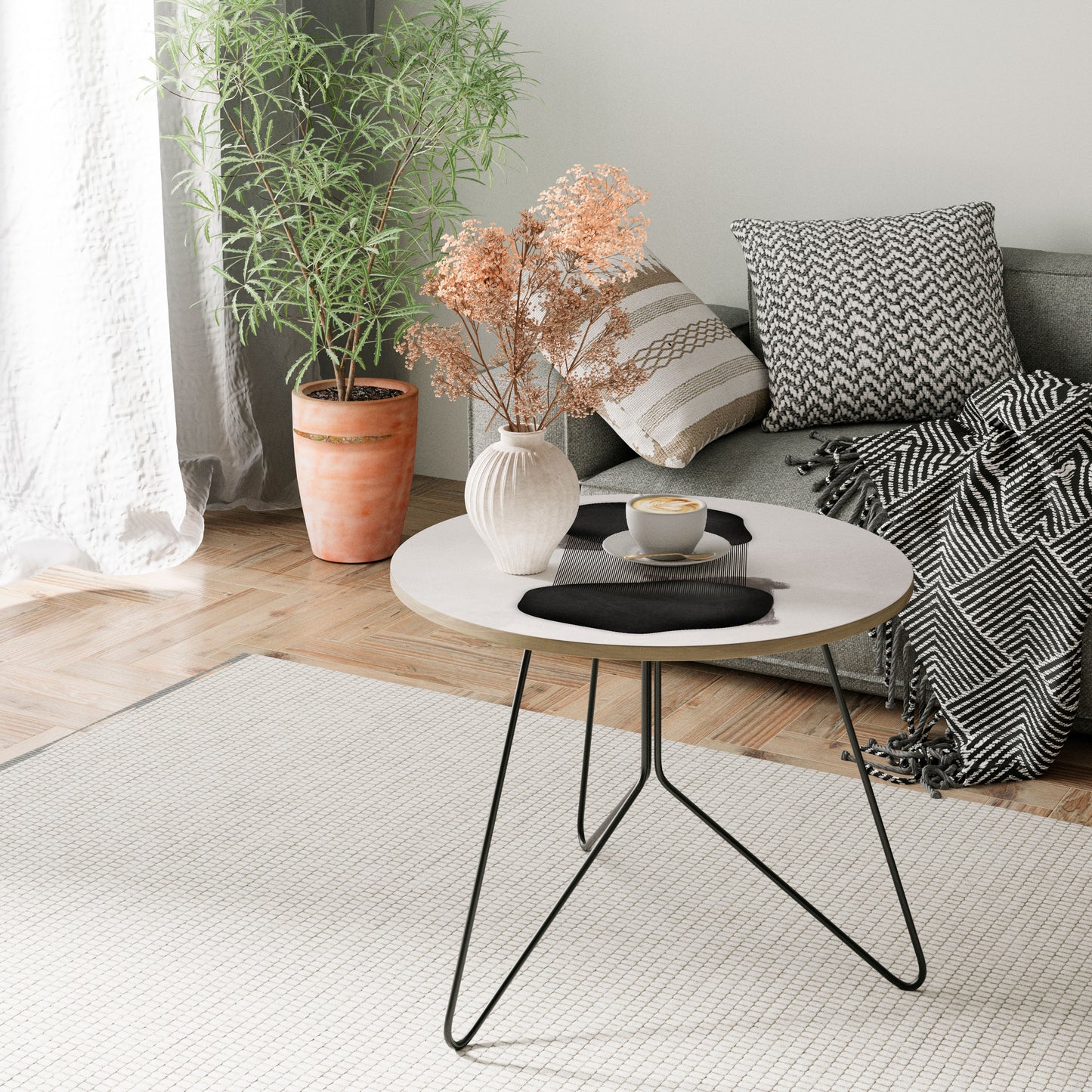 BLACK OVERTURE Couchtisch