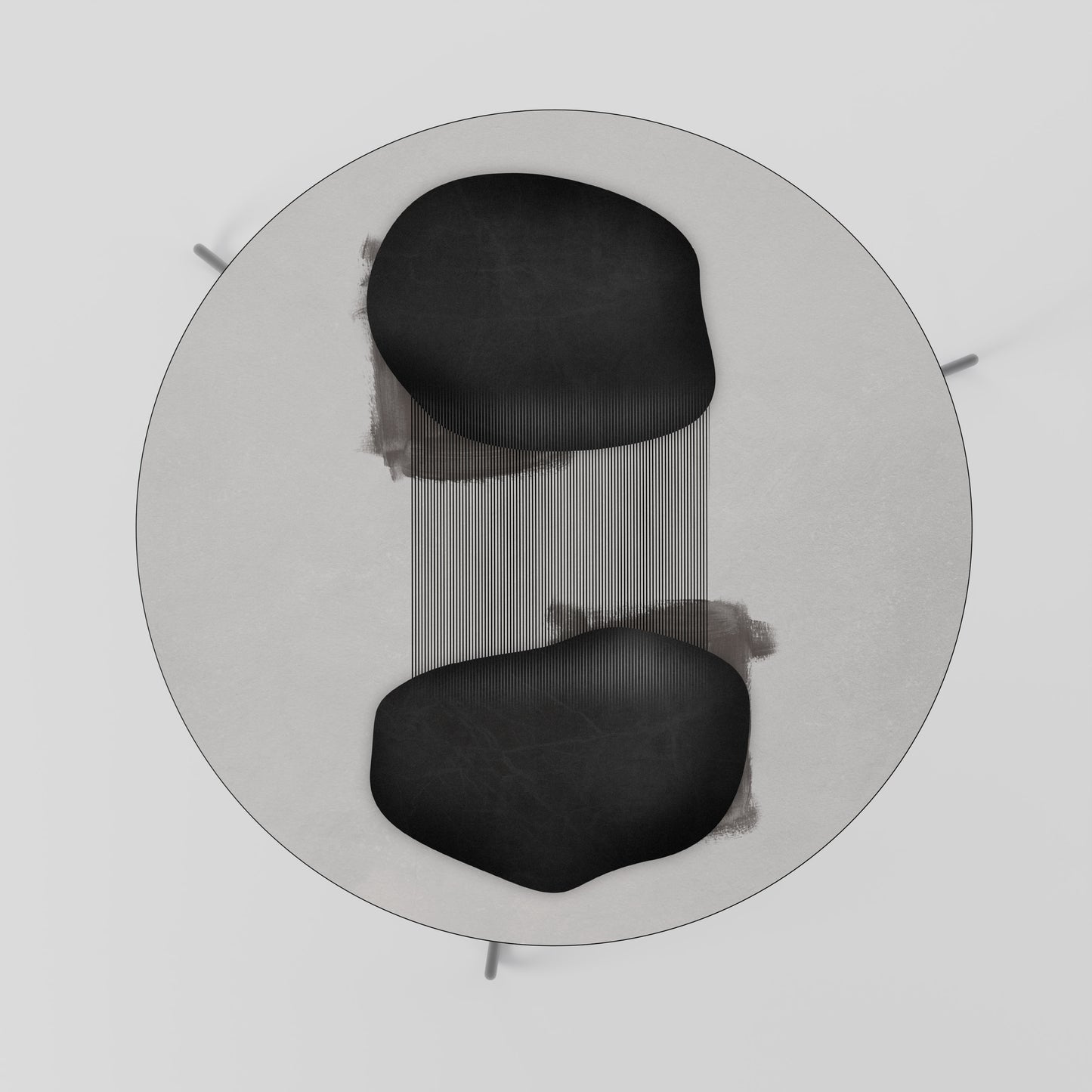 BLACK OVERTURE Couchtisch