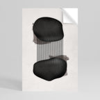 BLACK OVERTURE Selbstklebendes Poster - Hochformat