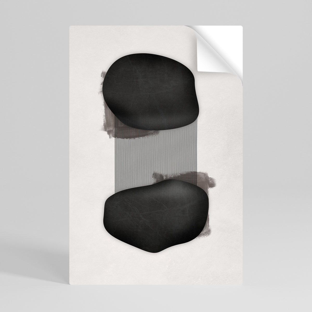 BLACK OVERTURE Selbstklebendes Poster - Hochformat