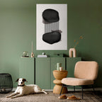 BLACK OVERTURE Selbstklebendes Poster - Hochformat