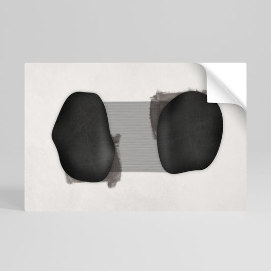 BLACK OVERTURE Selbstklebendes Horizontal-Poster