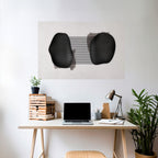 BLACK OVERTURE Selbstklebendes Horizontal-Poster