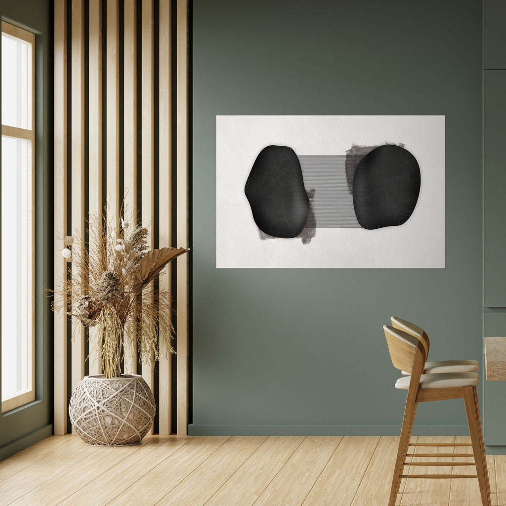 BLACK OVERTURE Peel and Stick Horizontal Poster