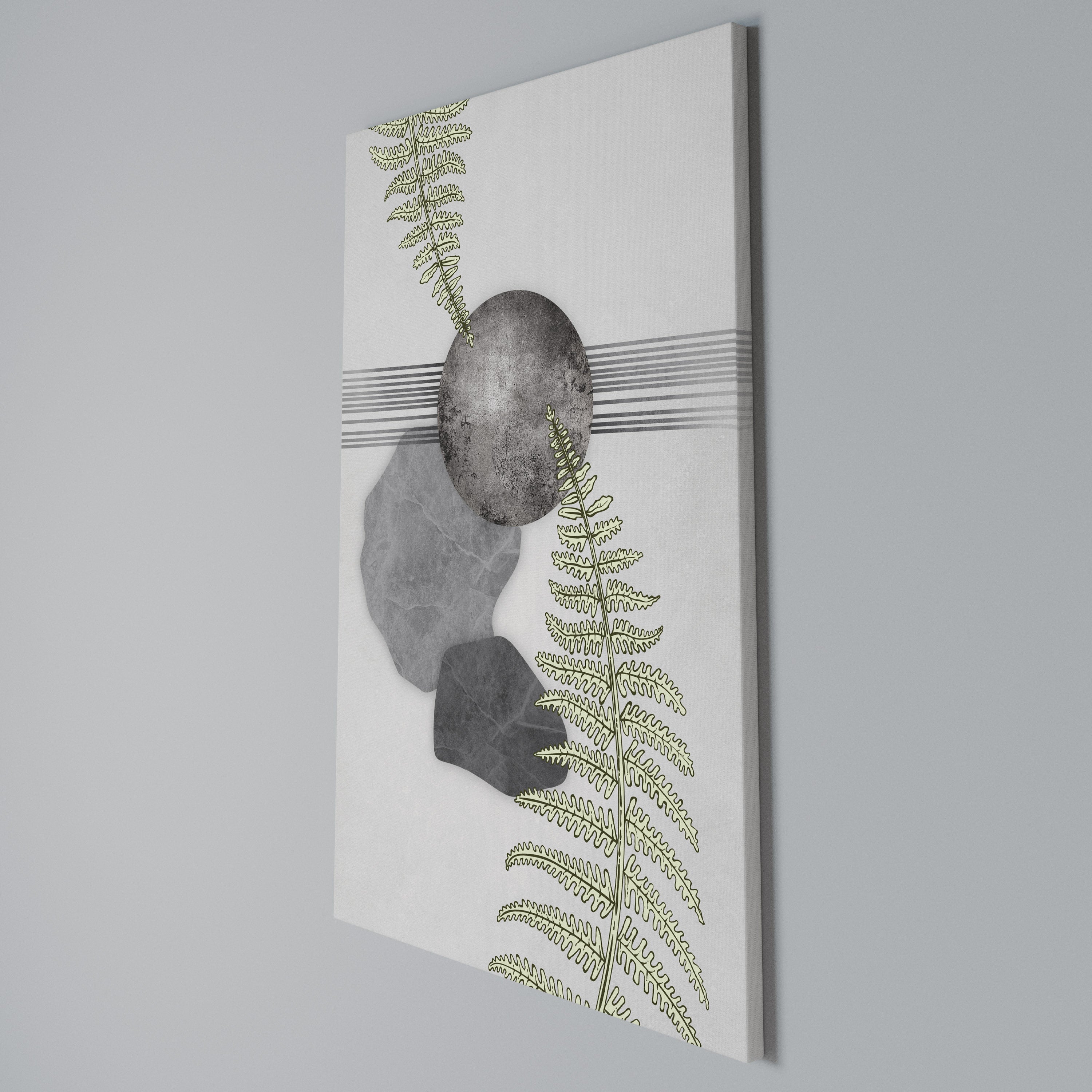 FERN MELANCHOLY Vertical Canvas Print